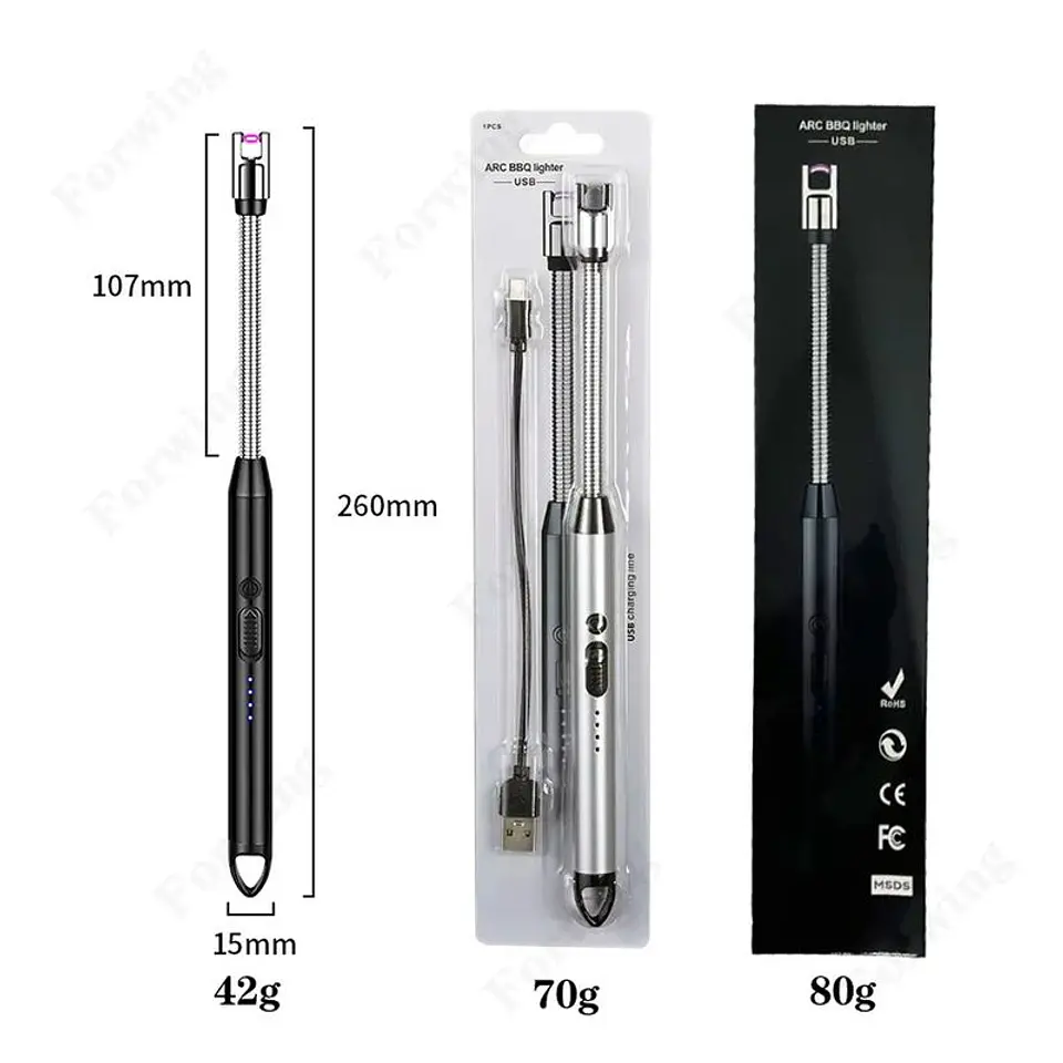 CHISPERO ELÉCTRICO FLEXIBLE 360 RECARGABLE USB 5