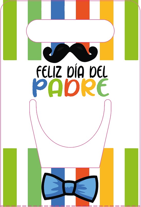 PORTA TAZA DE CARTÓN DÍA DEL PADRE