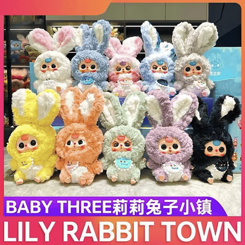 PELUCHE SORPRESA BABY THREE LILY RABBIT