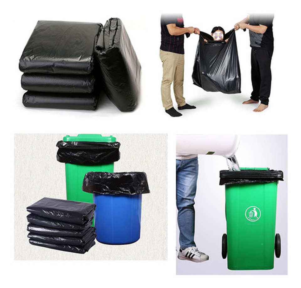 BOLSA NEGRA DE BASURA PARA CARGA PESADA 115x130 PQT 10 UNDS 3