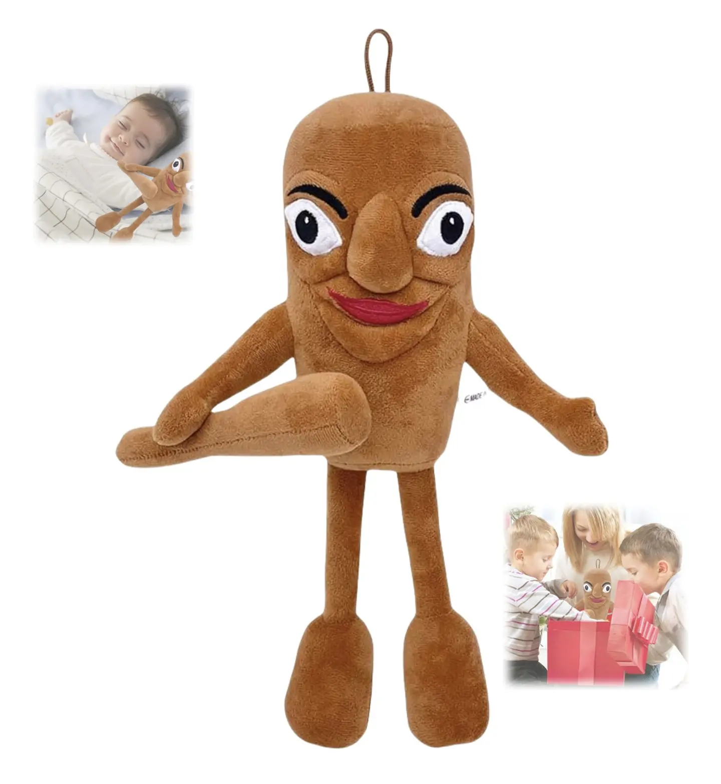 PELUCHE ITALIANO BRAINROT TUNG TUNG TUNG SAHUR 40CM 2