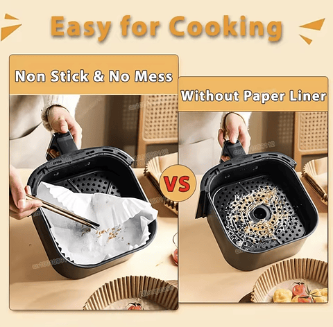 PAPEL CESTO PARA FREIDORA DE AIRE PQT 50UNDS