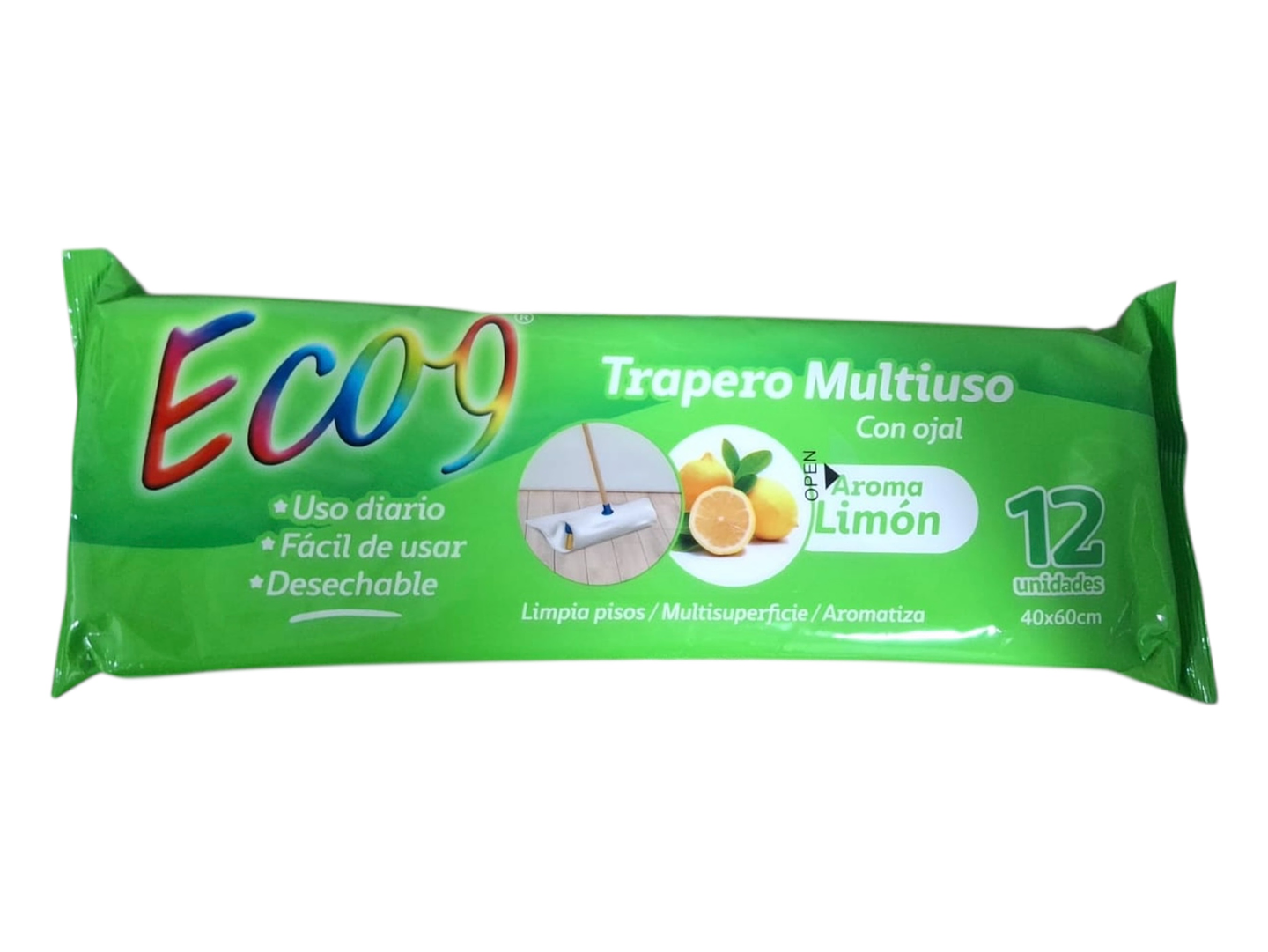 TRAPERO HÚMEDO MULTIUSO 40x60 PQT 12 UNDS 2