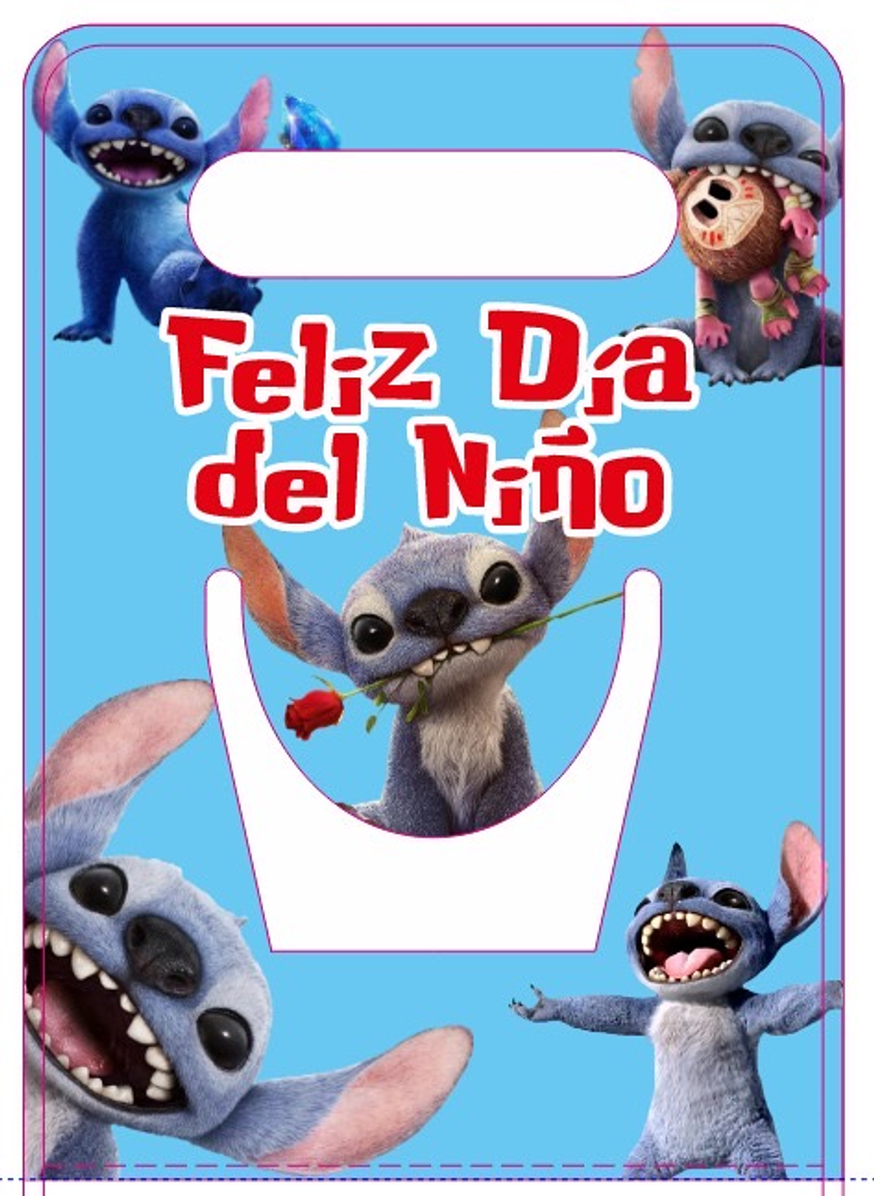 CARTÓN PORTA TAZA DÍA DEL NIÑO PQT 12 UNDS 5