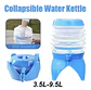 CONTENEDOR DE AGUA PLEGABLE CON DISPENSADOR 3.5LITROS - Miniatura 4