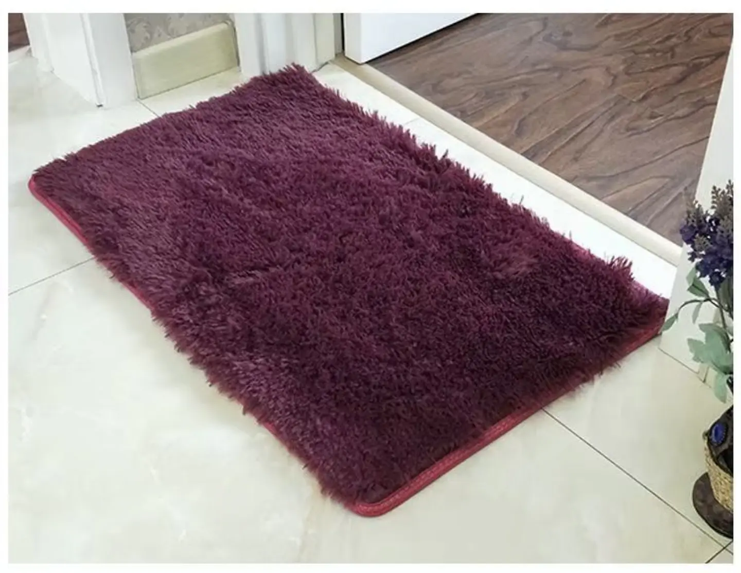 ALFOMBRA PELUDA ANTIDESLIZANTE 40x60CM 7