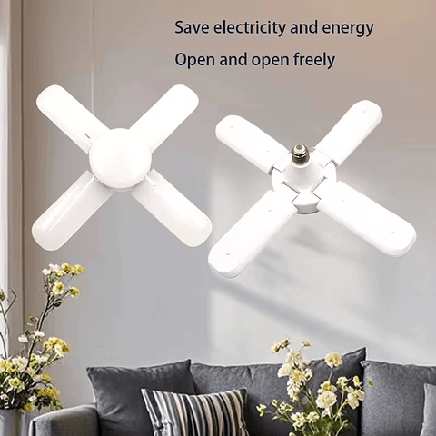 AMPOLLETA LED DE 4 ASPAS 50W 6500k