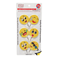 GANCHOS PARA PARED EMOJI PQT 6 UNDS RESISTE 3KG - Miniatura 4