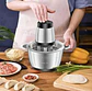 PICADOR ELÉCTRICO ACERO INOXIDABLE 2L 250W 2 VELOCIDADES 4 CUCHILLAS - Miniatura 1