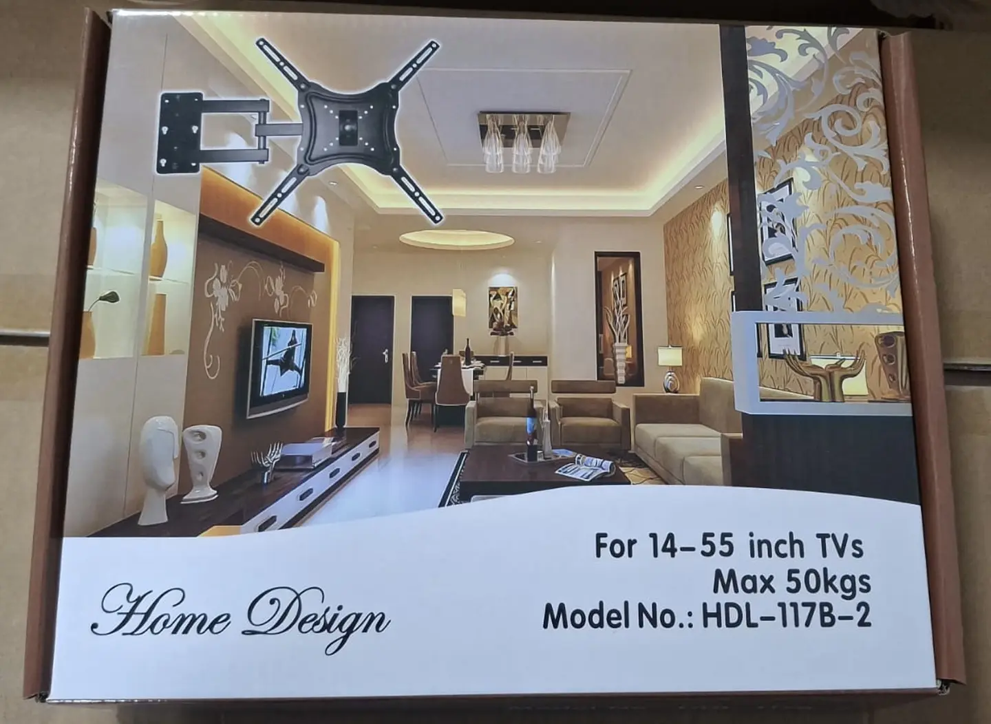 SOPORTE DE TELEVISOR BRAZO MOVIBLE 14 A 55 PULGADAS 5