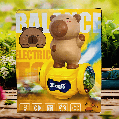 CARRITO BALANCE CAPYBARA CON LUCES, MÚSICA Y COOL SP