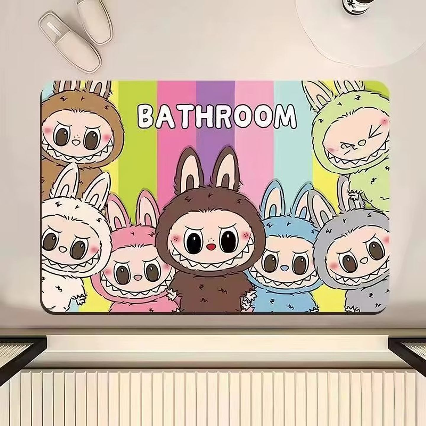 ALFOMBRA LIMPIA PIE LABUBU 40x60CM 4