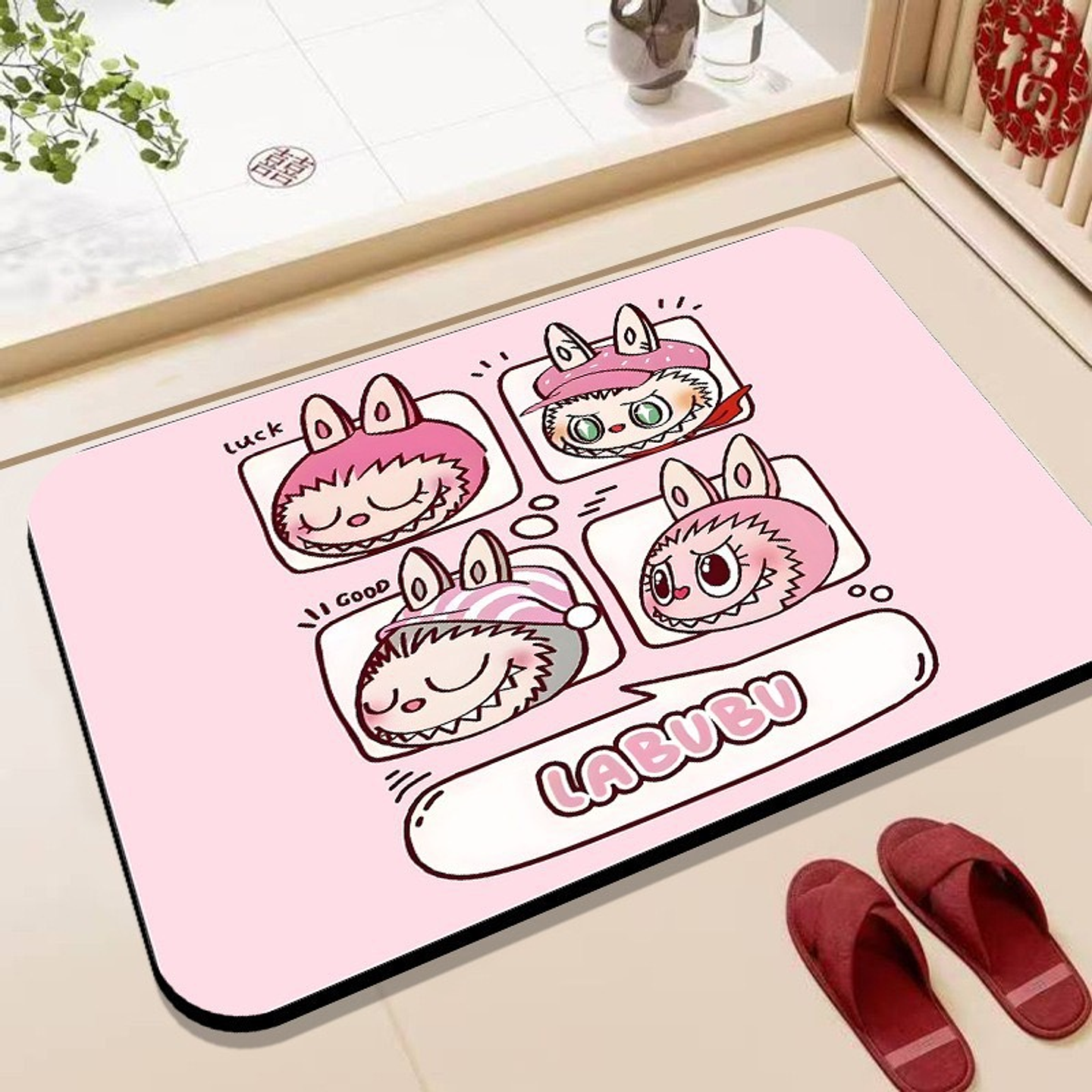 ALFOMBRA LIMPIA PIE LABUBU 40x60CM 7