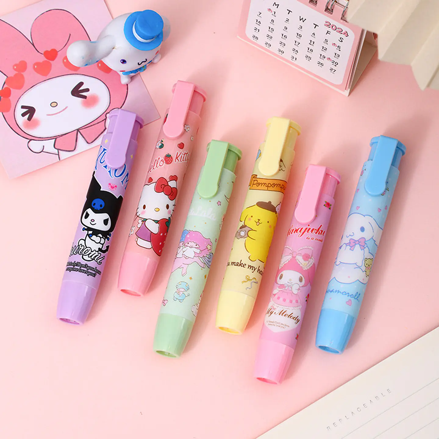 BORRADOR RETRÁCTIL SANRIO  1