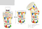VASO DESCARTABLE DE CARTÓN FELIZ CUMPLEAÑOS PQT6UNDS - Miniatura 1
