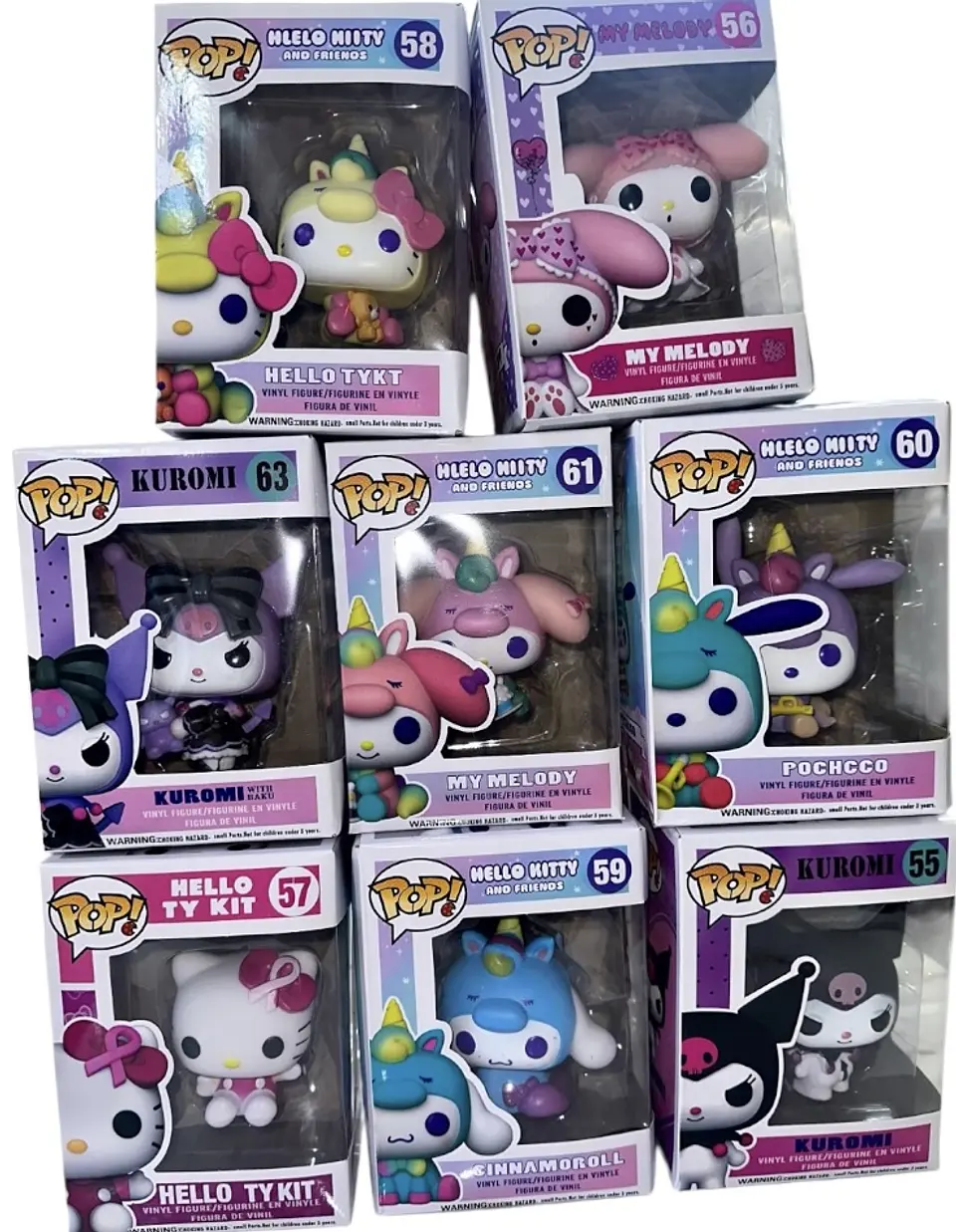 FUNKO POP SANRIO 8 DISEÑOS  1