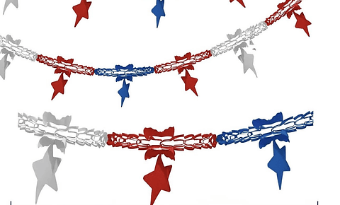 GUIRNALDA CADENETA ESTRELLA DE PAPEL 18 DE SEPTIEMBRE 