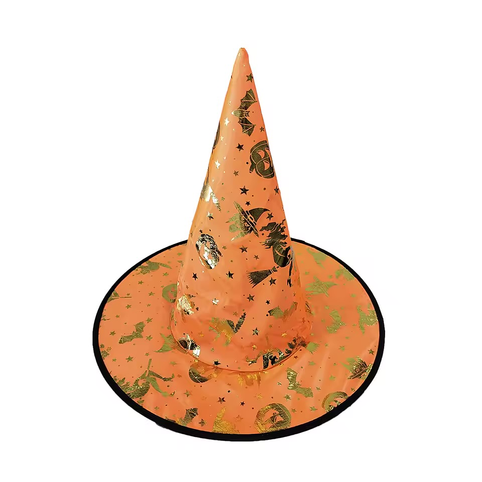 SOMBRERO DE BRUJA DISEÑO COLORES  2