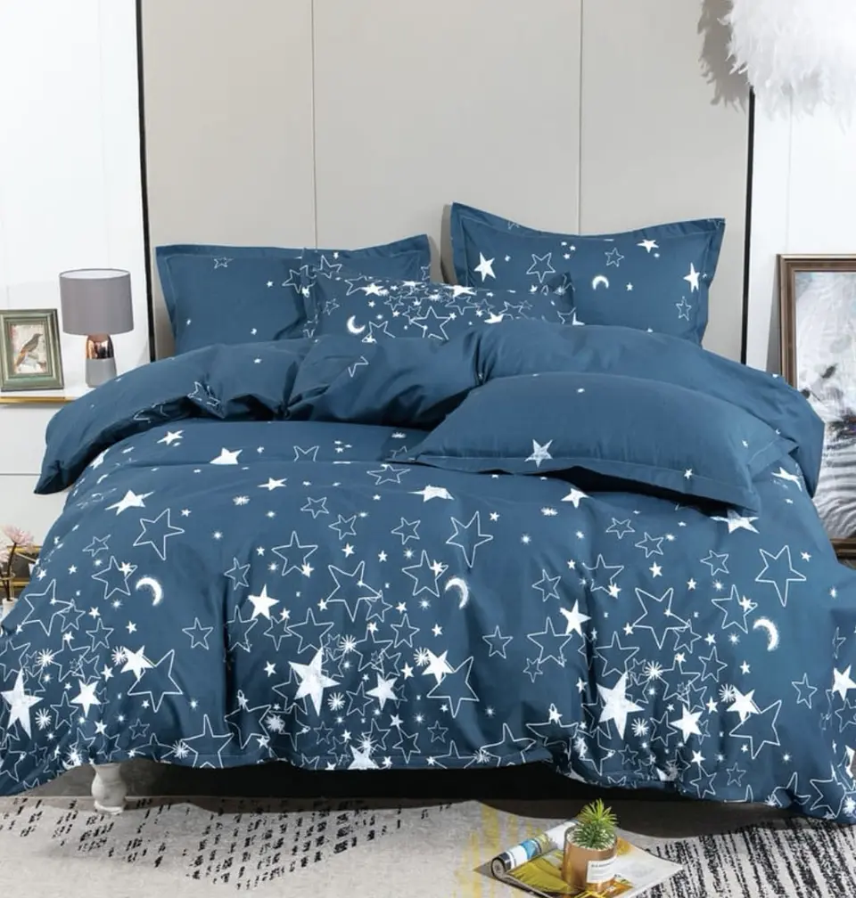 SET DE SABANA DE ALGODÓN DISEÑO DE 1.5 PLAZA 9