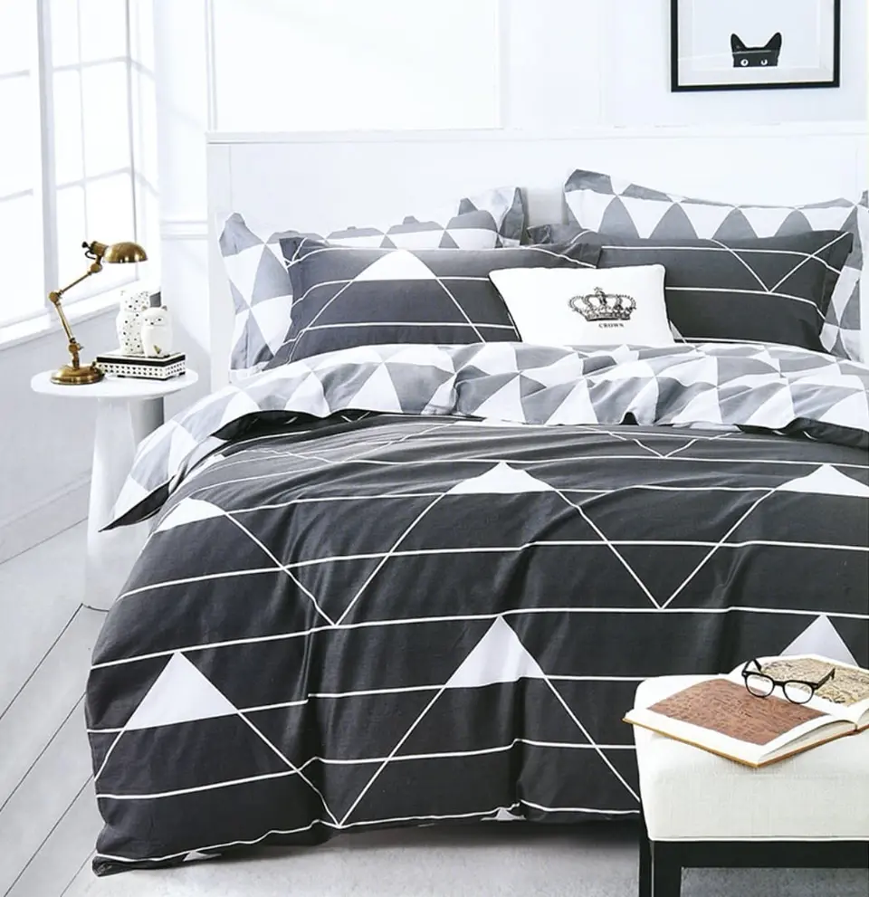 SET DE SABANA DE ALGODÓN DISEÑO DE 1.5 PLAZA 5