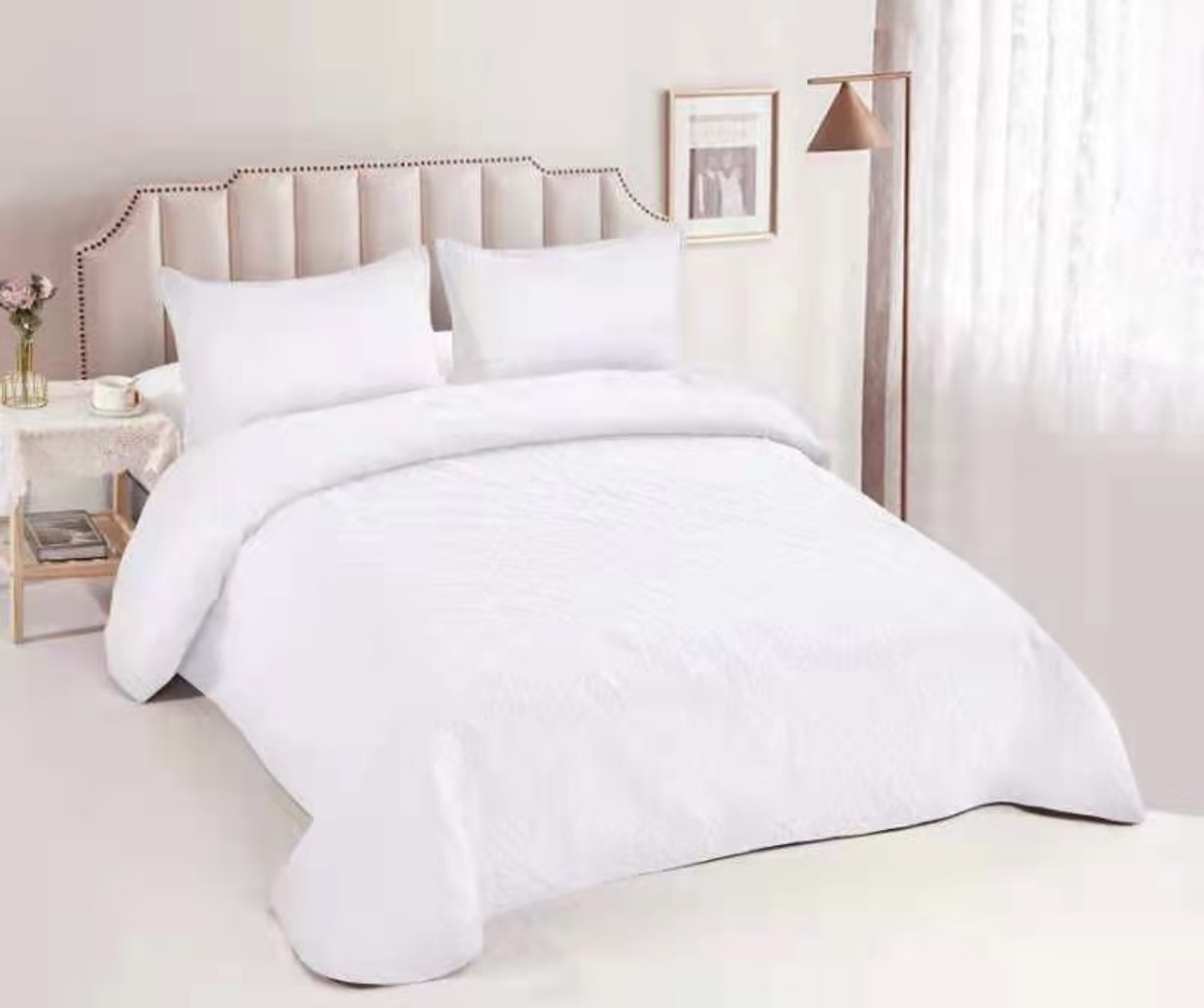 COBERTOR DE VERANO LISO 2.5PLAZAS 250X270CM 4