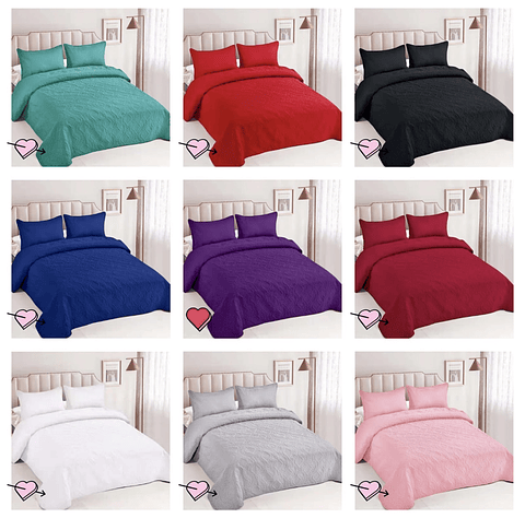 COBERTOR DE VERANO LISO 2.5PLAZAS 250X270CM