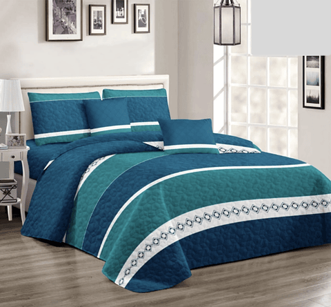 COBERTOR DE VERANO DISEÑO + 2 FUNDAD DE ALMOHADA 2 PLAZAS 230x250CM