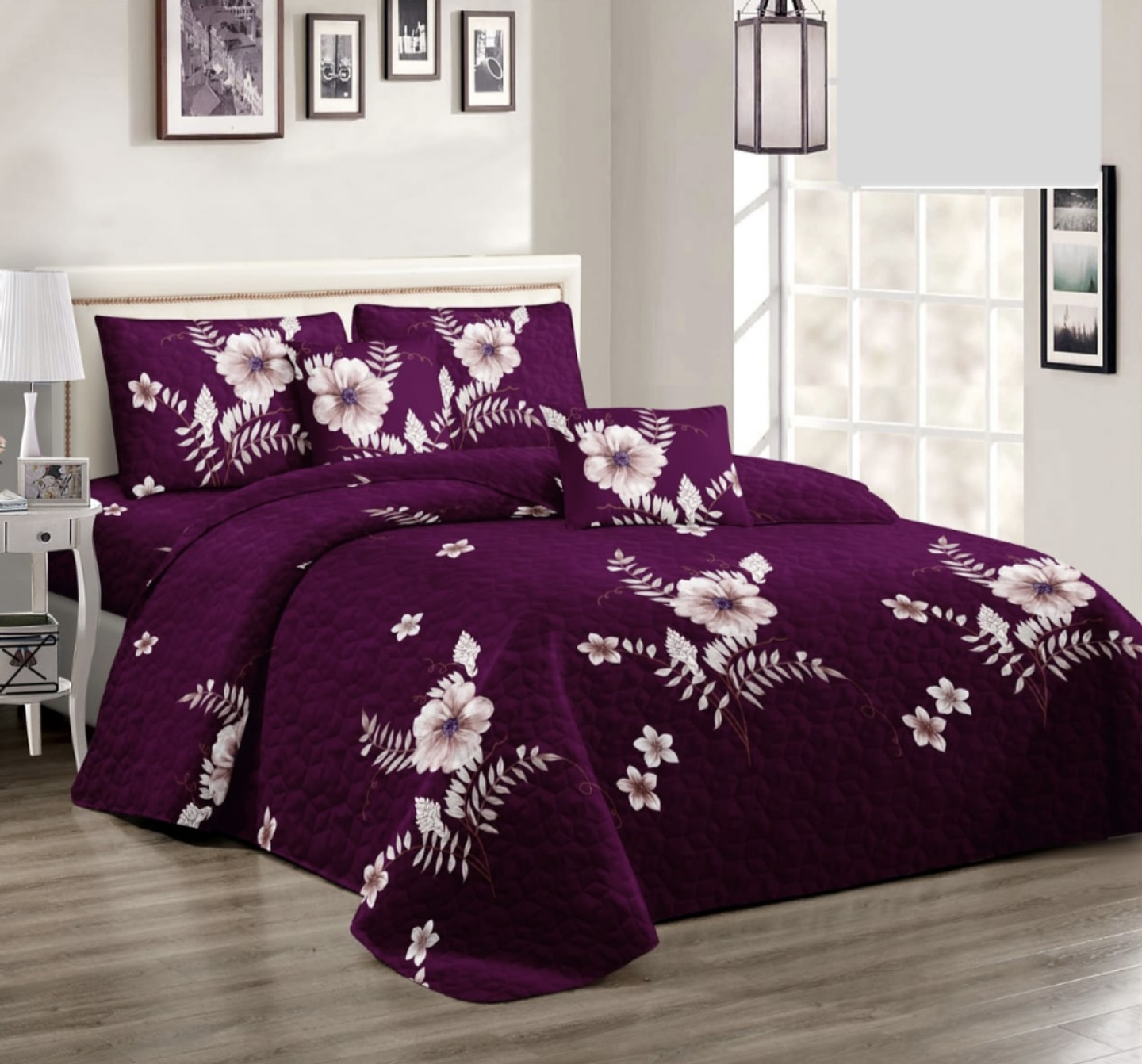 COBERTOR DE VERANO DISEÑO + 2 FUNDAD DE ALMOHADA 2 PLAZAS 230x250CM 7