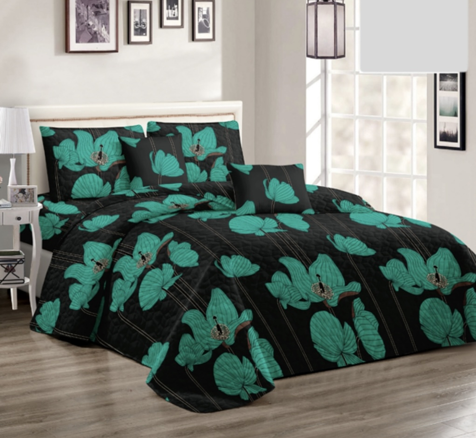 COBERTOR DE VERANO DISEÑO + 2 FUNDAD DE ALMOHADA 2 PLAZAS 230x250CM 8