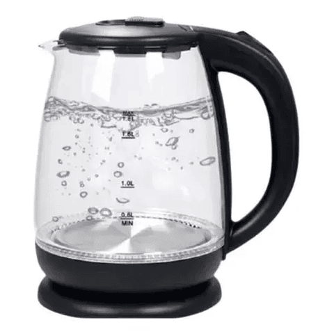 HERVIDOR ELÉCTRICO DE VIDRIO 2 LITROS 