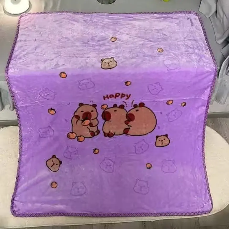 MANTA CAPYBARA PLUSH NIÑO 100x1300CM CON BOLSA 7