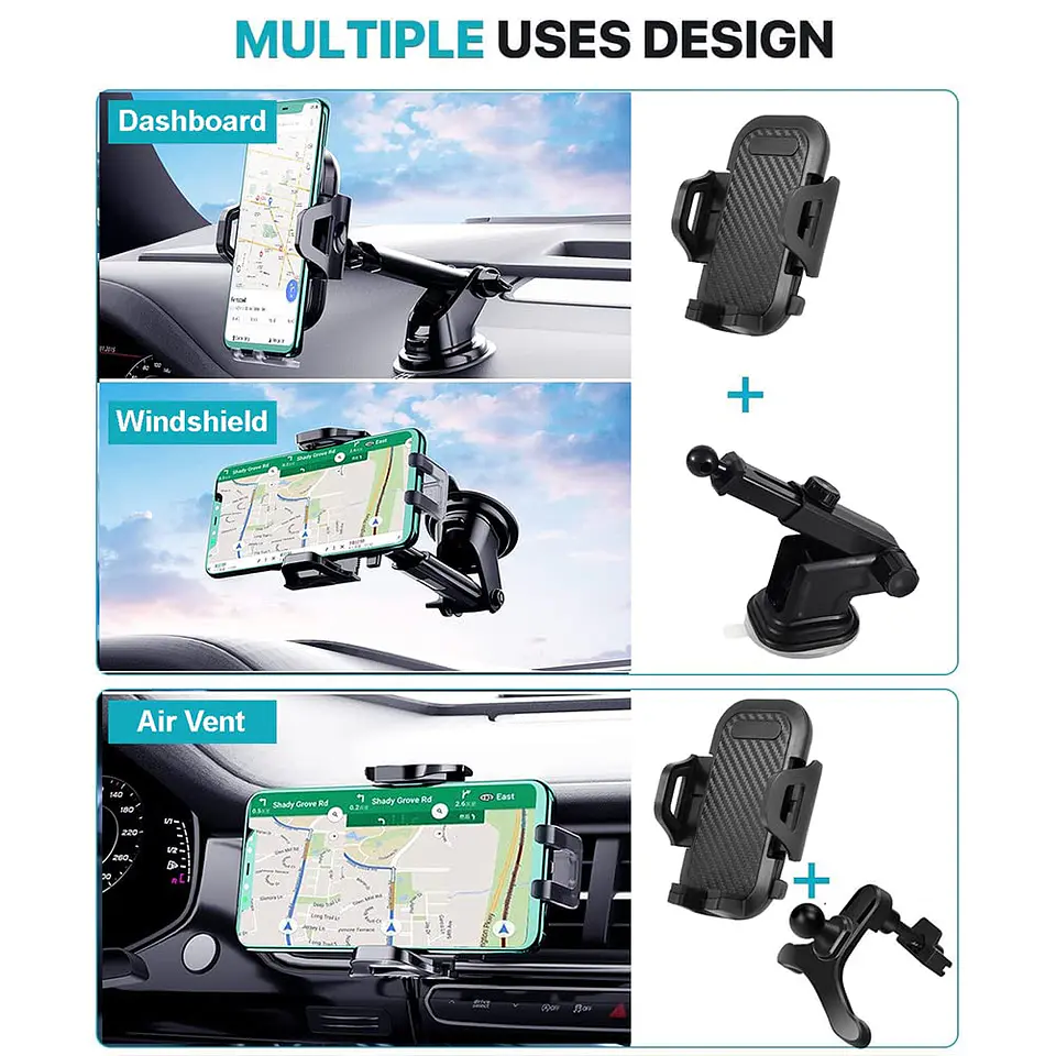 SOPORTE UNIVERSAL DE TELÉFONO PARA AUTO MARCA HOLDER 2