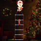 ESCALERA LED VIEJO PASCUERO MULTICOLOR Y CÁLIDO 160x25CM - Miniatura 1