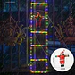 ESCALERA LED VIEJO PASCUERO MULTICOLOR Y CÁLIDO ESTRELLA 170x25CM - Miniatura 2