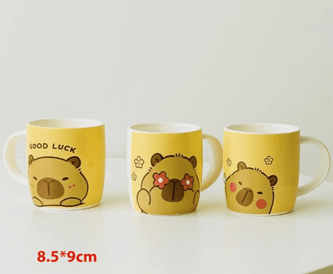 TAZÓN DE CERÁMICA CAPYBARA 8.5x9CM