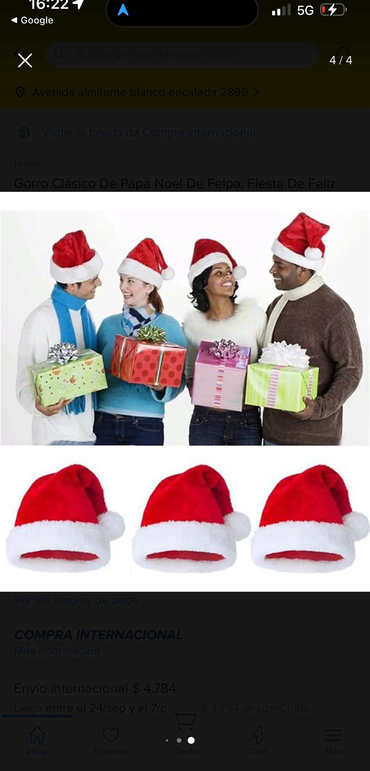 GORRO FELIZ NAVIDAD UNISEX 3
