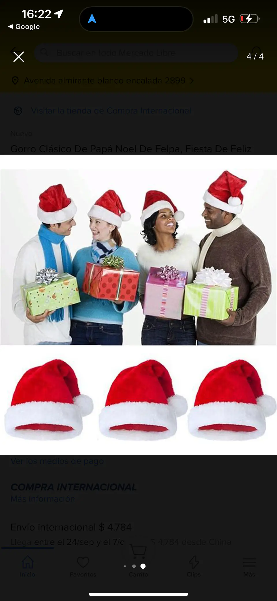 GORRO FELIZ NAVIDAD UNISEX 3