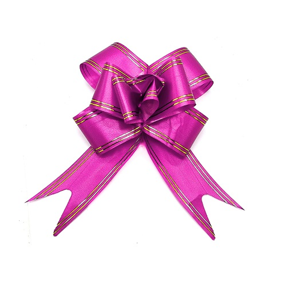 CINTA DE REGALO MÁGICA MOÑO 2.7x47CMS PQT 10 UNDS POR COLOR 3