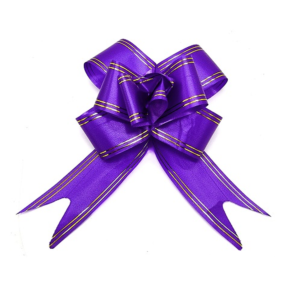 CINTA DE REGALO MÁGICA MOÑO 2.7x47CMS PQT 10 UNDS POR COLOR 4