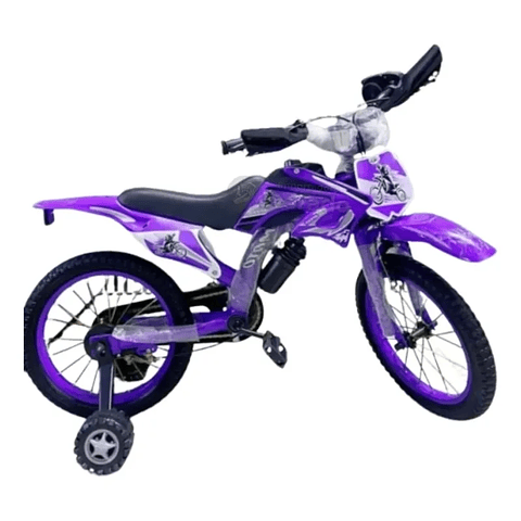 BICIMOTO NIÑO ARO 12 MORADO