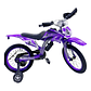 BICIMOTO NIÑO ARO 12 MORADO - Miniatura 2