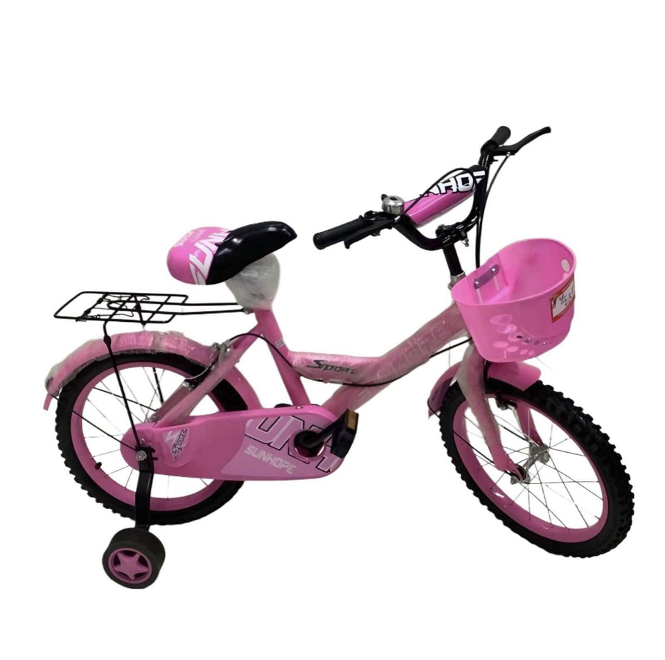 BICICLETA NIÑA ARO 16 ROSADO 2