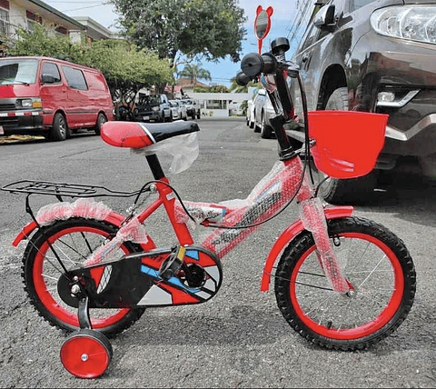 BICICLETA NIÑO ARO 16 ROJO