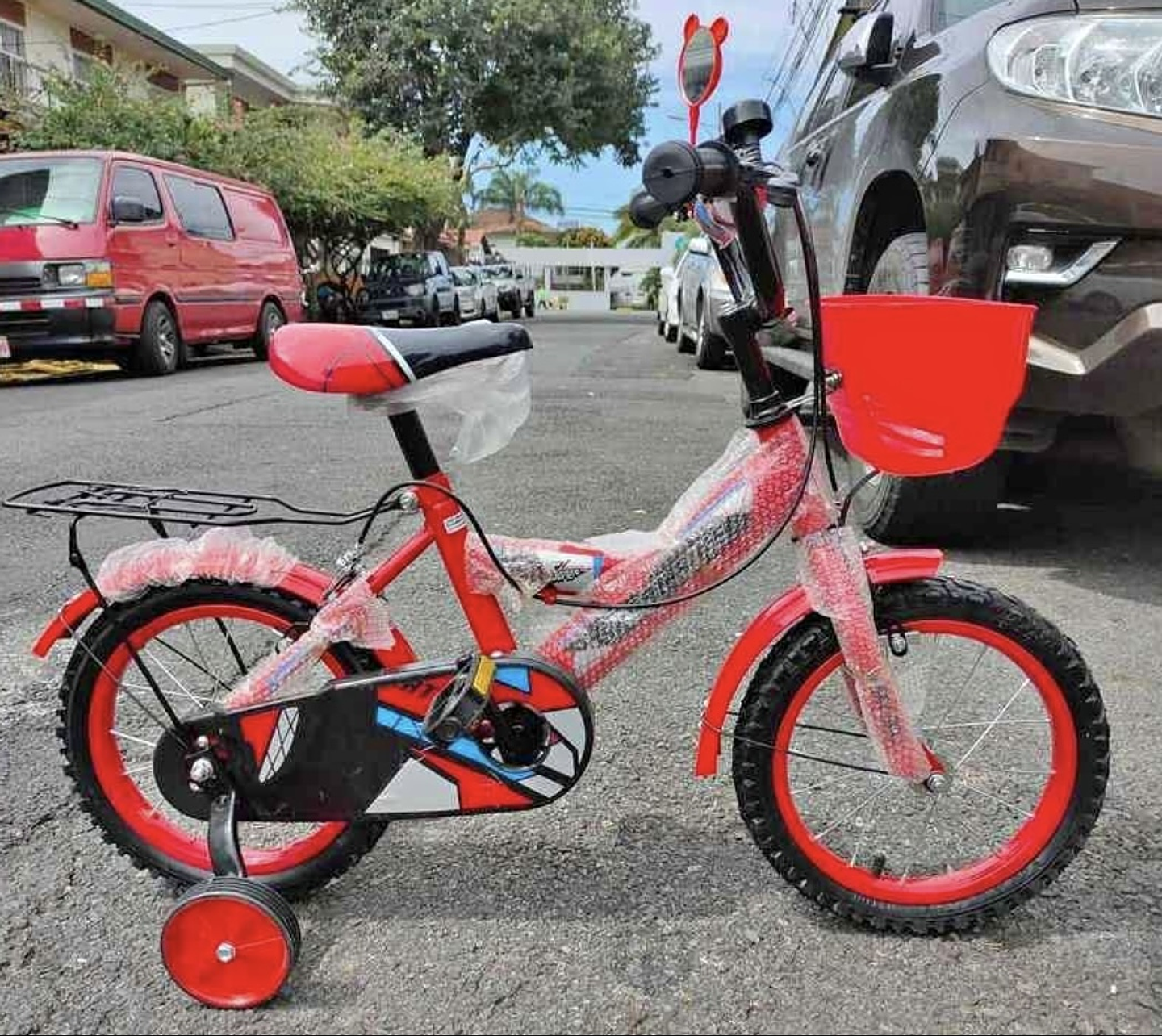 BICICLETA NIÑO ARO 16 ROJO 1