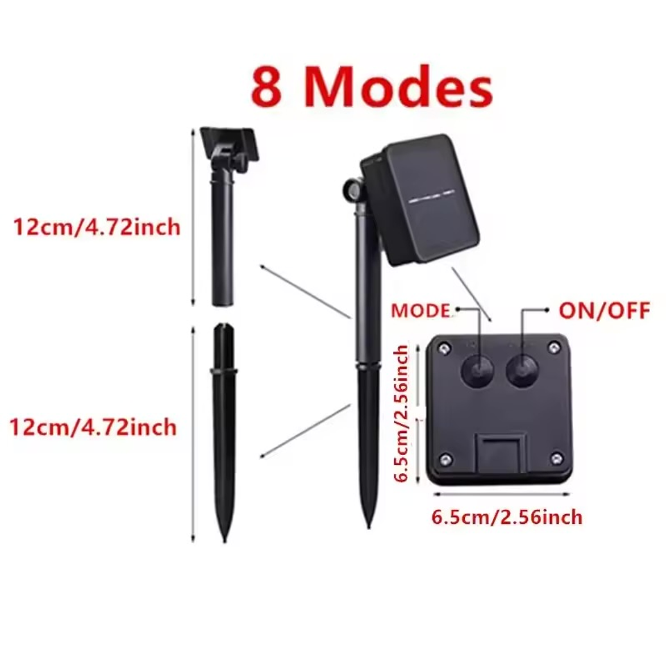 GUIRNALDA LIBÉLULA SOLAR 20 LED 6 METROS CÁLIDA  5