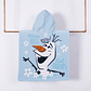TOALLA CAPUCHA FROZEN ORIGINAL DISNEY 60x120CM EXCELENTE CALIDAD MICROFIBRA 70/30 - Miniatura 2