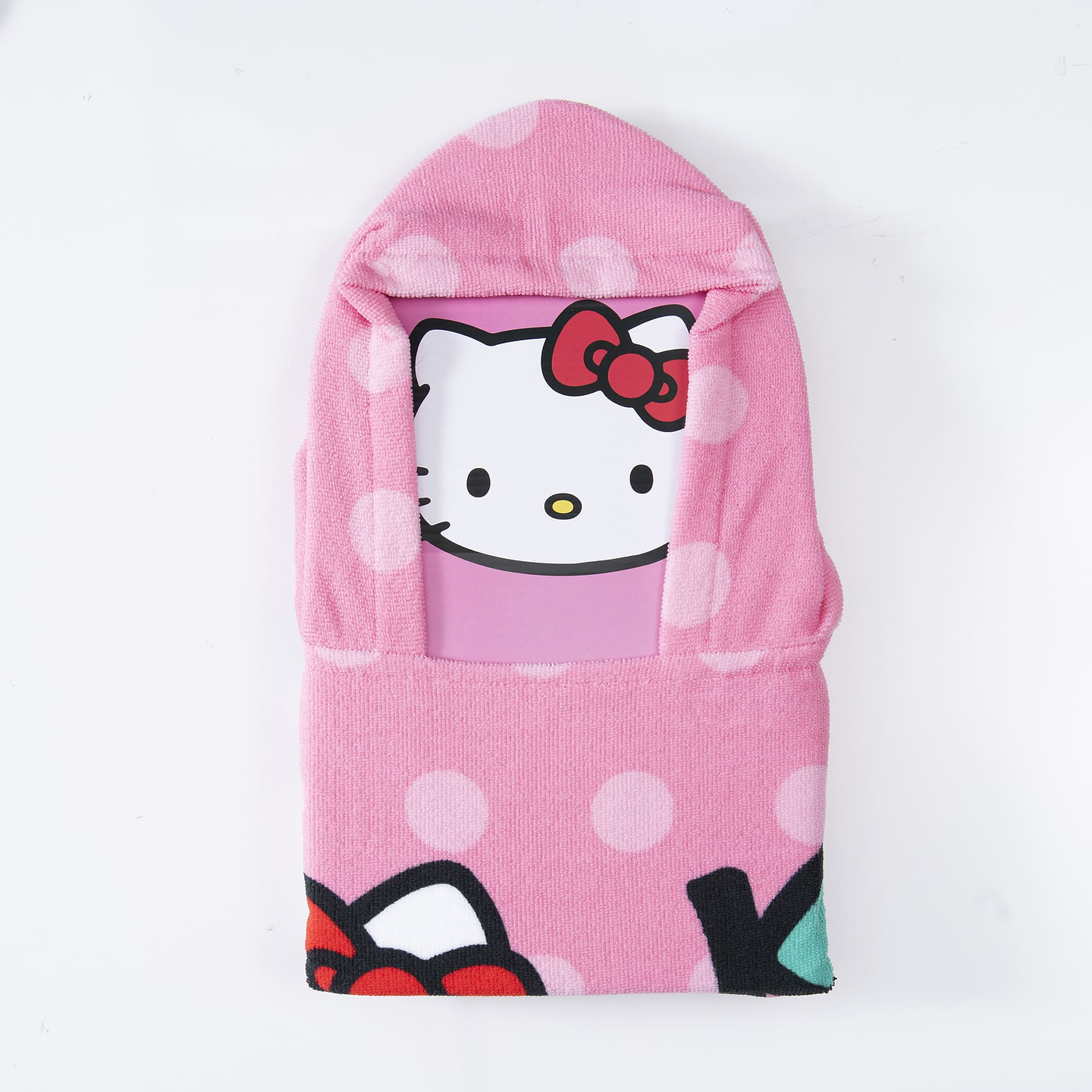 TOALLA CAPUCHA HELLO KITTY SANRIO ORIGINAL DIS 60x120CM EXCELENTE CALIDAD MICROFIBRA 70/30 3