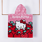 TOALLA CAPUCHA HELLO KITTY SANRIO ORIGINAL DIS 60x120CM EXCELENTE CALIDAD MICROFIBRA 70/30 - Miniatura 2
