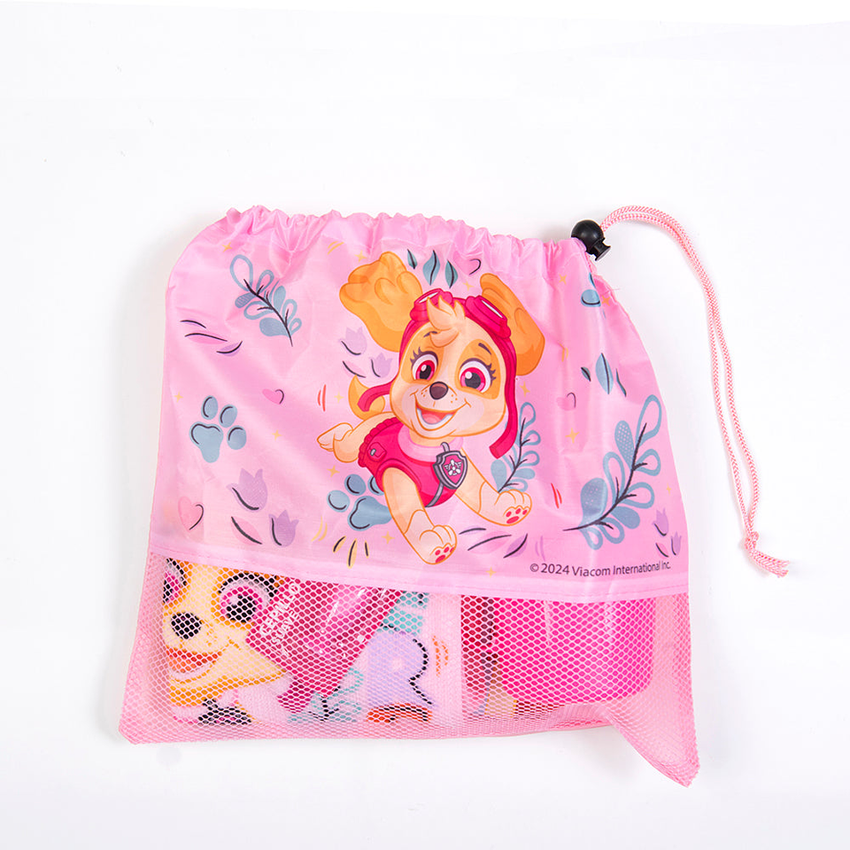 SET TOALLA ALGODON, CEPILLO, TAZA Y BOLSO PAW PATROL SKYE DISNEY ORIGINAL 2