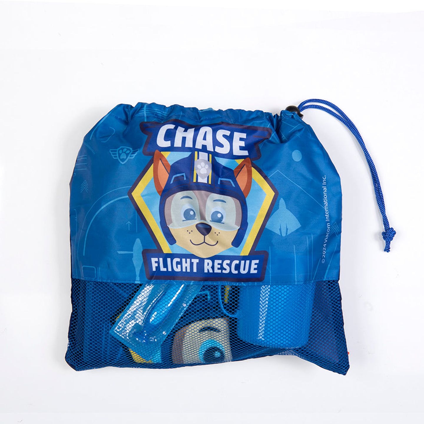 SET TOALLA ALGODON, CEPILLO, TAZA Y BOLSO PAW PATROL CHASE DISNEY ORIGINAL 2